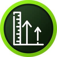 Height Creative Icon Design vector