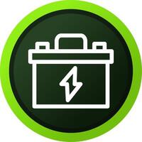 Battery Creative Icon Design vector