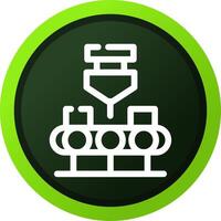Conveyor Belt Creative Icon Design vector