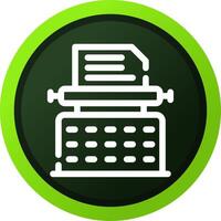 Typewriter Creative Icon Design vector