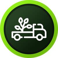 Delivery Truck Creative Icon Design vector