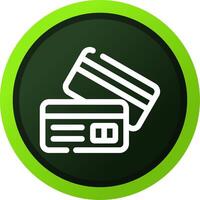 Credit Card Creative Icon Design vector