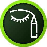 Eyeliner Creative Icon Design vector