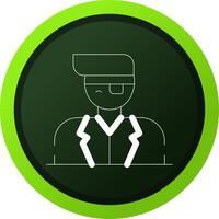 Eye Patch Creative Icon Design vector