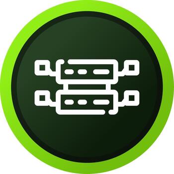 diseño de icono creativo de base de datos vector