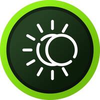 Eclipse Creative Icon Design vector