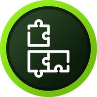 Puzzle Creative Icon Design vector