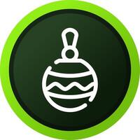 Bauble Creative Icon Design vector