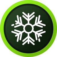 diseño de icono creativo de copo de nieve vector