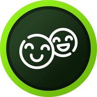 Happiness Creative Icon Design vector