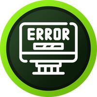 Error Creative Icon Design vector