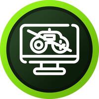 Game Disconnect Creative Icon Design vector