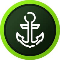 Anchor Creative Icon Design vector