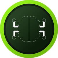 Neurons Circuit Creative Icon Design vector