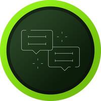 Conversation Creative Icon Design vector