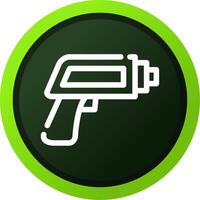 Thermometer Gun Creative Icon Design vector