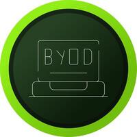 BYOD Tour Creative Icon Design vector