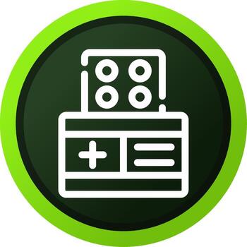 Patch Creative Icon Design vector
