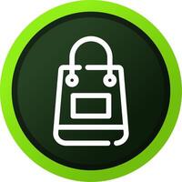 Shopping Bag Creative Icon Design vector