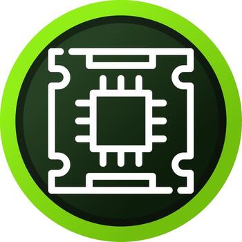 Processor Creative Icon Design vector