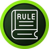 Rule Creative Icon Design vector