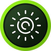 Sun Creative Icon Design vector