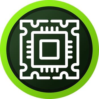 Processor Creative Icon Design vector