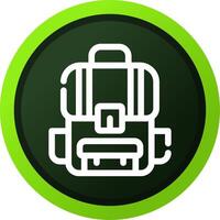 Backpack Creative Icon Design vector