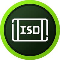 Iso Creative Icon Design vector