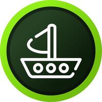 Boat Creative Icon Design vector