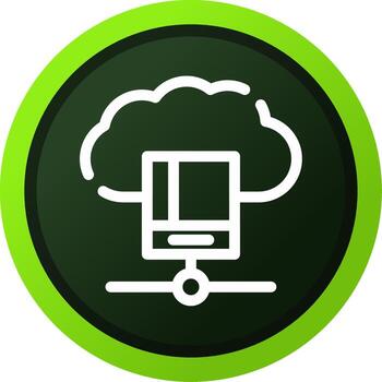 estudiar base de datos creativo icono diseño vector
