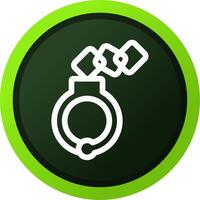 Handcuffs Creative Icon Design vector