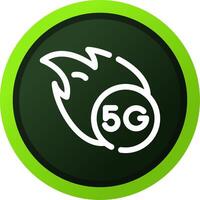 5G Creative Icon Design vector