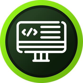 web programación creativo icono diseño vector