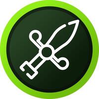 Dagger Creative Icon Design vector