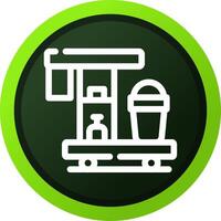 Cleaning Cart Creative Icon Design vector