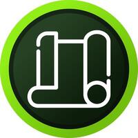 Paper Roll Creative Icon Design vector