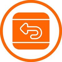 Undo Creative Icon Design vector