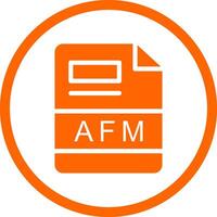 AFM Creative Icon Design vector