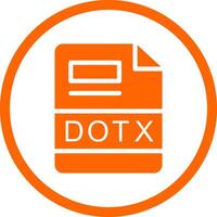 DOTX Creative Icon Design vector