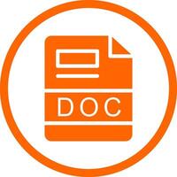 DOC Creative Icon Design vector