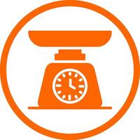 Weighing Machine Creative Icon Design vector