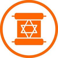 Scroll torah Creative Icon Design vector
