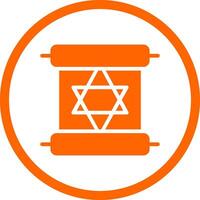 Scroll torah Creative Icon Design vector