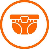 Diapers Creative Icon Design vector