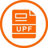 UPF Creative Icon Design vector