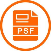 PSF Creative Icon Design vector