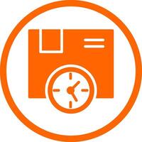 Delivery Time Creative Icon Design vector