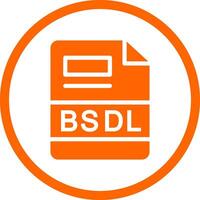 BSDL Creative Icon Design vector