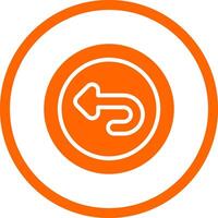 Undo Creative Icon Design vector